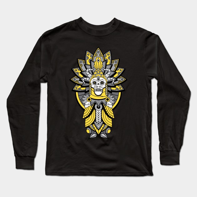 Skullking - black and gold Long Sleeve T-Shirt by LAckas